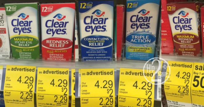 Clear Eyes at Walgreens Hip2Save