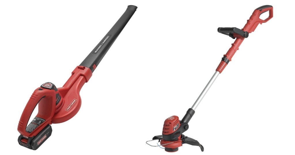 Craftsman 24-Volt Max Lithium-Ion Craftsman Cordless 10” Line Trimmer and Sweeper Combo Kit