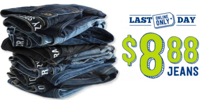 Crazy 8: Last Day To Grab Kid’s Jeans For Only $8.88 Shipped (Regularly $19.95)