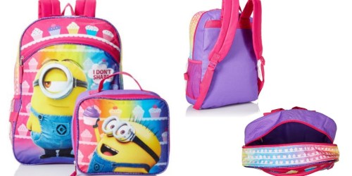 Amazon: Despicable Me Girls’ Backpack with Detachable Lunch Bag Only $7.14 (Reg. $29.99)