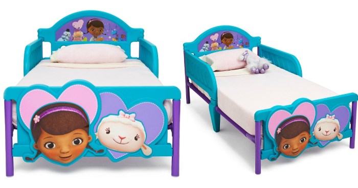 Disney Junior Doc Mcstuffins 3d Footboard Toddler Bed Only