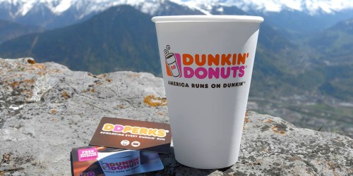 Dunkin’ Donuts: Free $3 Credit AND Beverage for 1st 10,000 NEW Customers to Join DD Perks Program