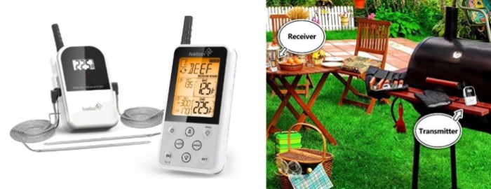 Extended Range Wireless Cooking Thermometer