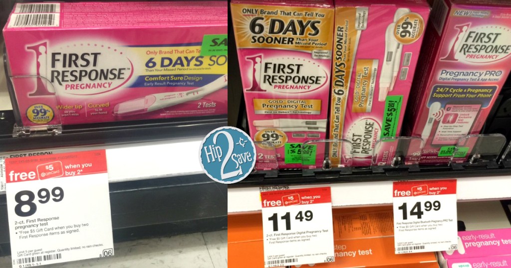 target-free-5-gift-card-with-purchase-of-2-first-response-pregnancy