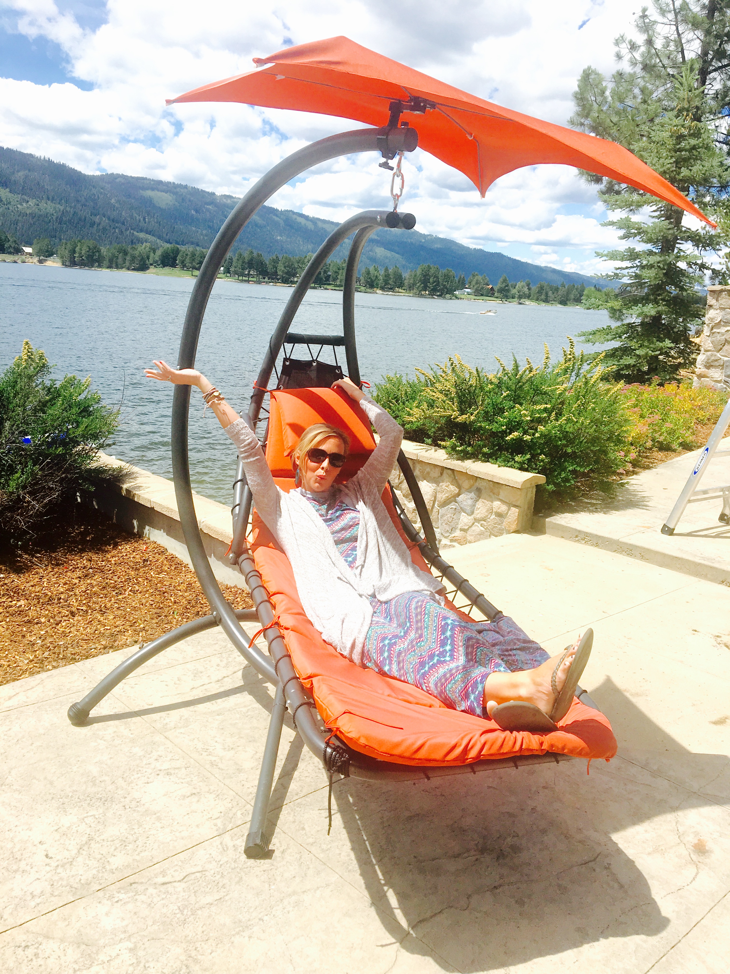 Amazon Hanging Chaise Lounger Chair Only 150 Shipped