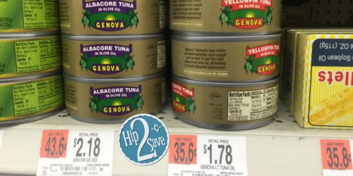 Walmart: Genova Canned Tuna Just 78¢ Each