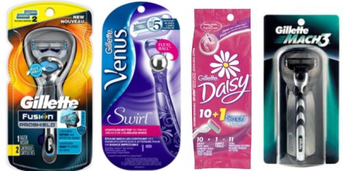 *NEW* $28 Worth of Gillette & Venus Coupons = Nice Deals On Razors at CVS and Walgreens
