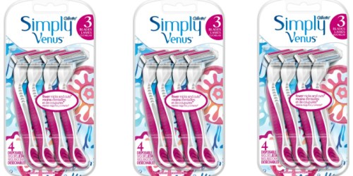 Amazon Prime Pantry: Gillette Simply Venus Disposable Razor 4 Pack ONLY 95¢