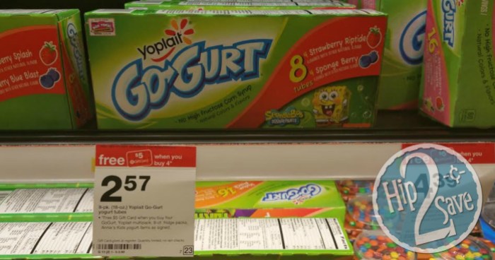 Gogurt at Target