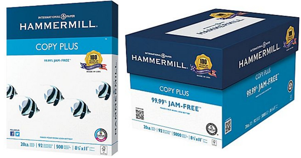 Staples Hammermill Copy Paper Ream Just 1¢ (After Easy Rebate)