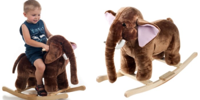 Amazon: Happy Trails Plush Rocking Mammoth With Sounds $19.64
