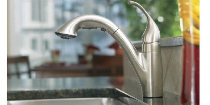 Moen Stainless Finish Kitchen Faucet w/ Sprayer ONLY $137.99 Shipped (Regularly $239)