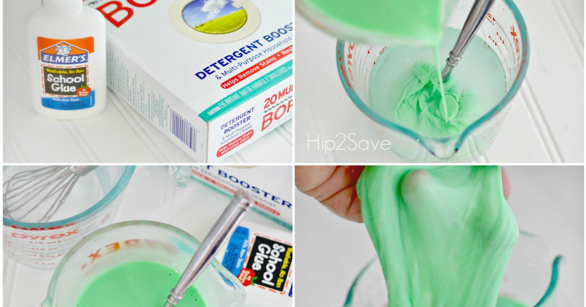 homemade slime recipe using just 2 ingredients – the slime making steps