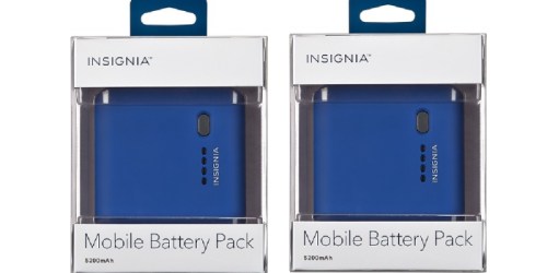 Best Buy: TWO Insignia Mobile Battery Packs ONLY $8.99 (Just $4.50 Each)