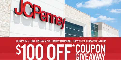 Free $10, $20 or $100 To Spend at JCPenney? Yes, Give Me The Details Please!