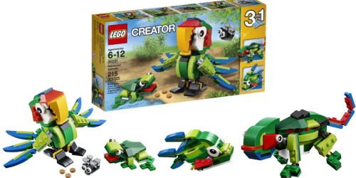 LEGO Creator Rainforest Animals Set Only $10.99 (Best Price)