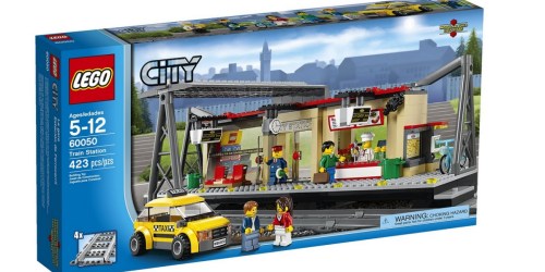 LEGO City Trains Train Station Building Toy Only $40.98 (Reg. $64.99)