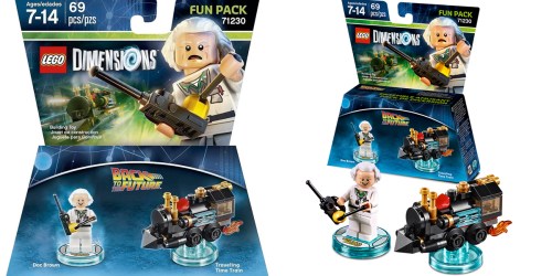 LEGO Dimensions Back to the Future Doc Brown Fun Pack Only $4.89 (Regularly $14.99)