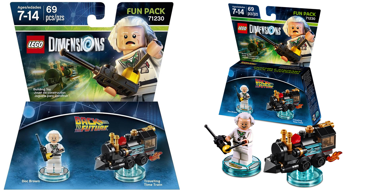 LEGO Dimensions Back to the Future Doc Brown Fun Pack Only $4.89 (Regularly  $14.99)