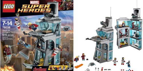 LEGO Super Heroes Attack on Avengers Tower 515-Piece Set Only $41.99 (Regularly $59.99)