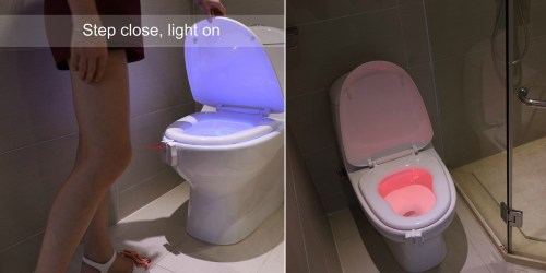 Amazon: Motion Activated Toilet Nightlight Only $10.99 (Regularly $25.99)