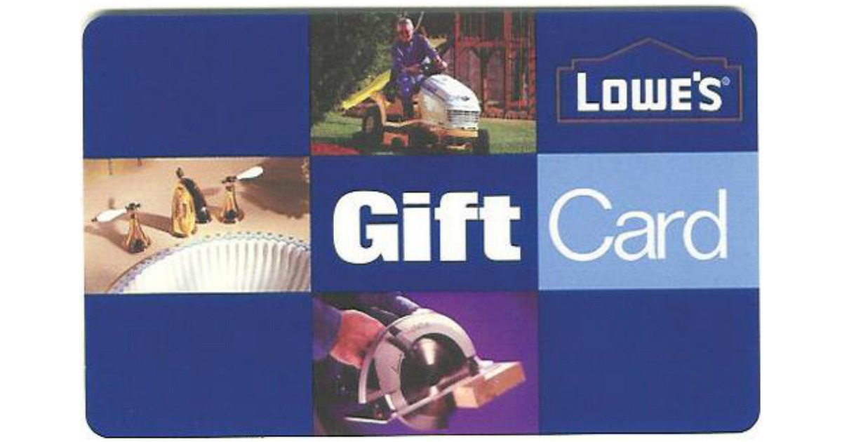Staples 100 Lowe's Gift Card Only 91.99 Shipped