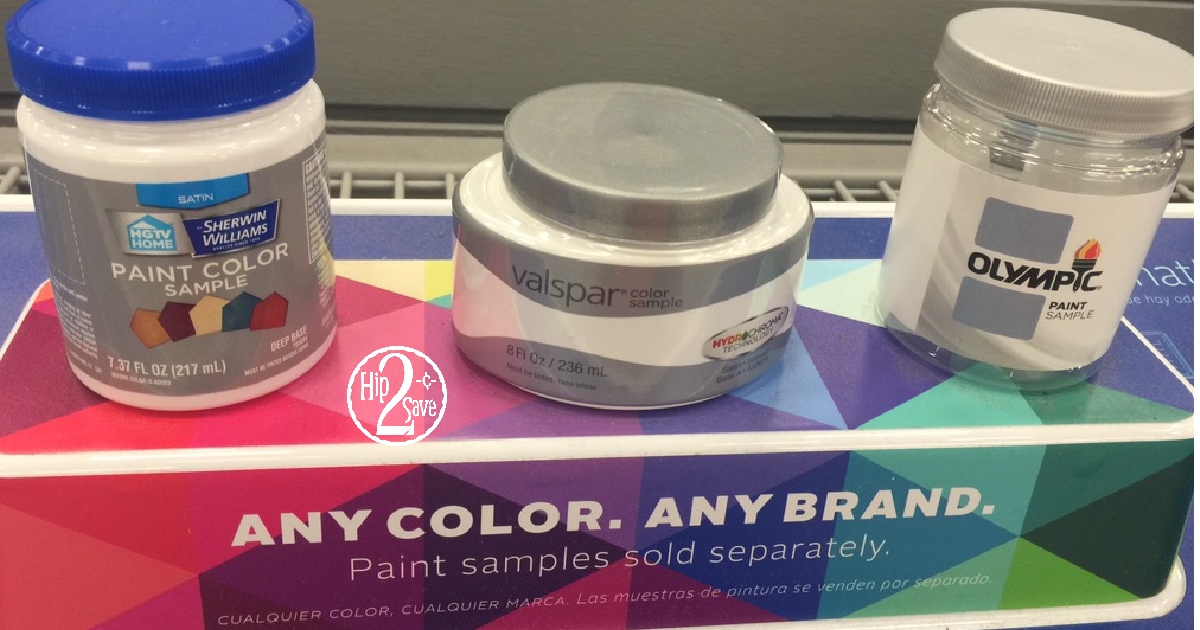 Lowe's: Paint Samples ONLY 99¢ Each (Regularly $3.48)