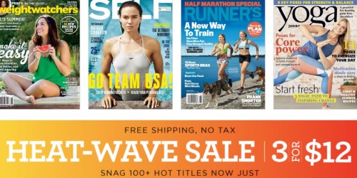 Weekend Magazine Sale (Save on SELF, Runners, Yoga, Eating Well & More!)