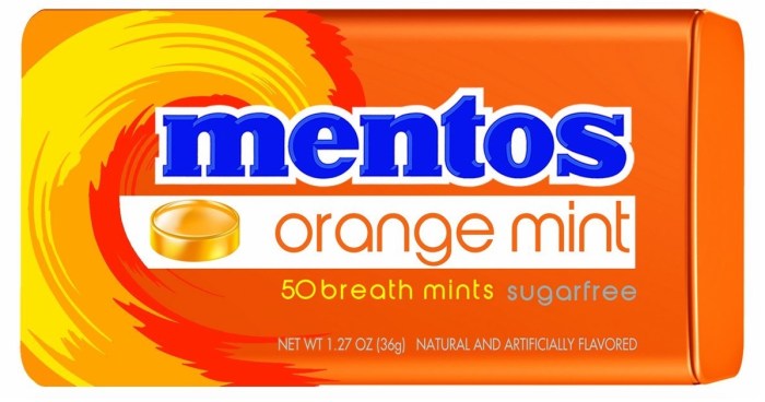 Mentos Orange Mint