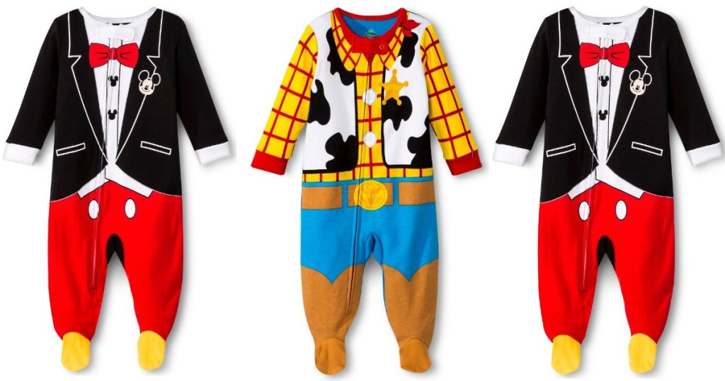 Mickey or Woody Newborn PJs