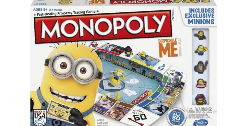 Target or Amazon: Monopoly Game Despicable Me Edition ONLY $12.39 (Regularly $19.99)