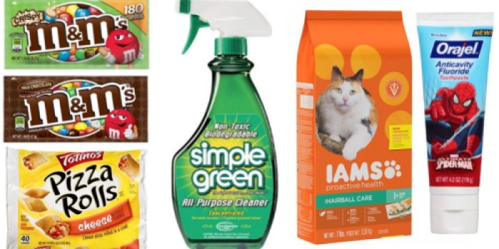 Top Coupons to Print Now (M&M’s, Simple Green, IAMS, Orajel & More)