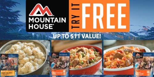 Try Mountain House Freeze Dried Meals for FREE (Up To $11 Value)