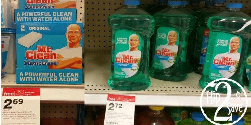 Print TWO New $0.75/1 Mr. Clean Coupons AND Then Head to Target!