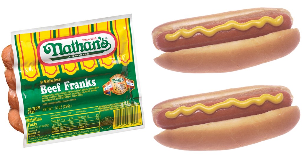 Target 50 Off Nathan’s Famous Hot Dogs