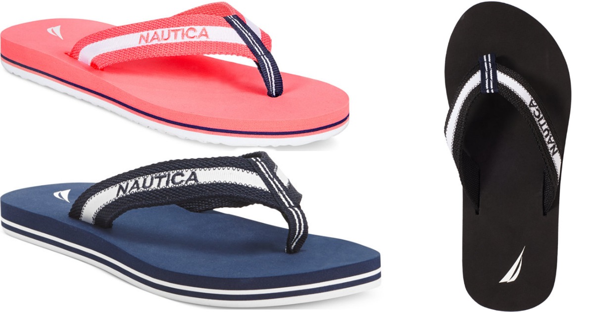 Macy 50 Off Select Sandals Womens Nautica Flip Flops Just 10 Reg 20 