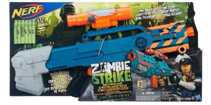 Walmart: Nerf Zombie Strike Longshot Blaster Only $14.97 (Regularly $36.43)