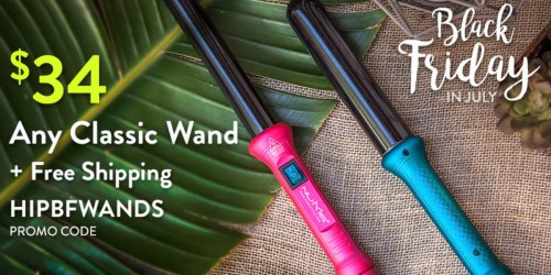 NuMe Black Friday in July Sale: ANY Classic Curling Wand or Silhouette Flat Iron Just $34 Shipped