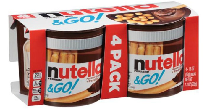 Nutella & Go 4 pack