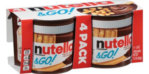 New $1/1 Nutella & Go 4 Pack Coupon