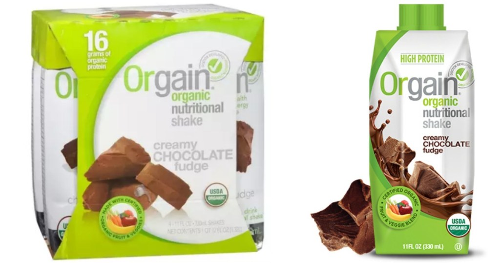 -Orgain Organic Nutrition Shakes