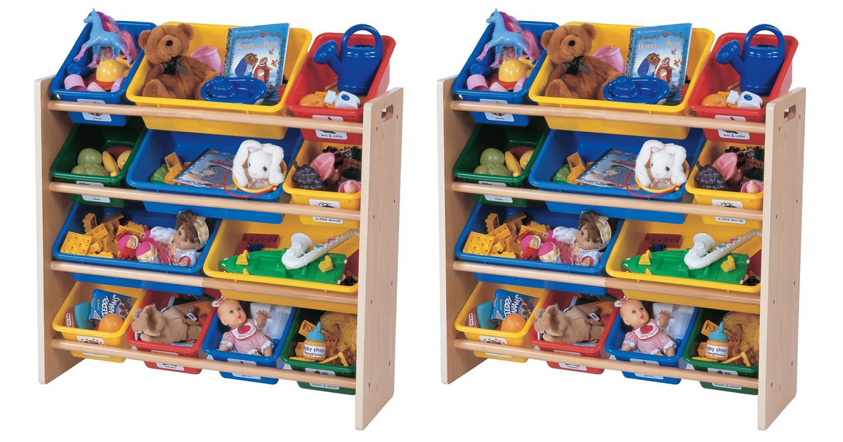 tot tutors organizer with 16 bins