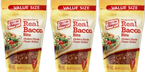 Amazon: SIX Oscar Mayer Real Bacon Bits Pouches Only $12.52 Shipped (Just $2.09 Each)
