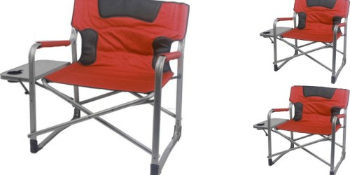 Walmart: Ozark XXL Director Chair ONLY $39 (Features Foldable Side Table w/ Cup Holder)