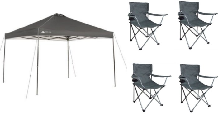 Ozark Trail Canopy and Chairs