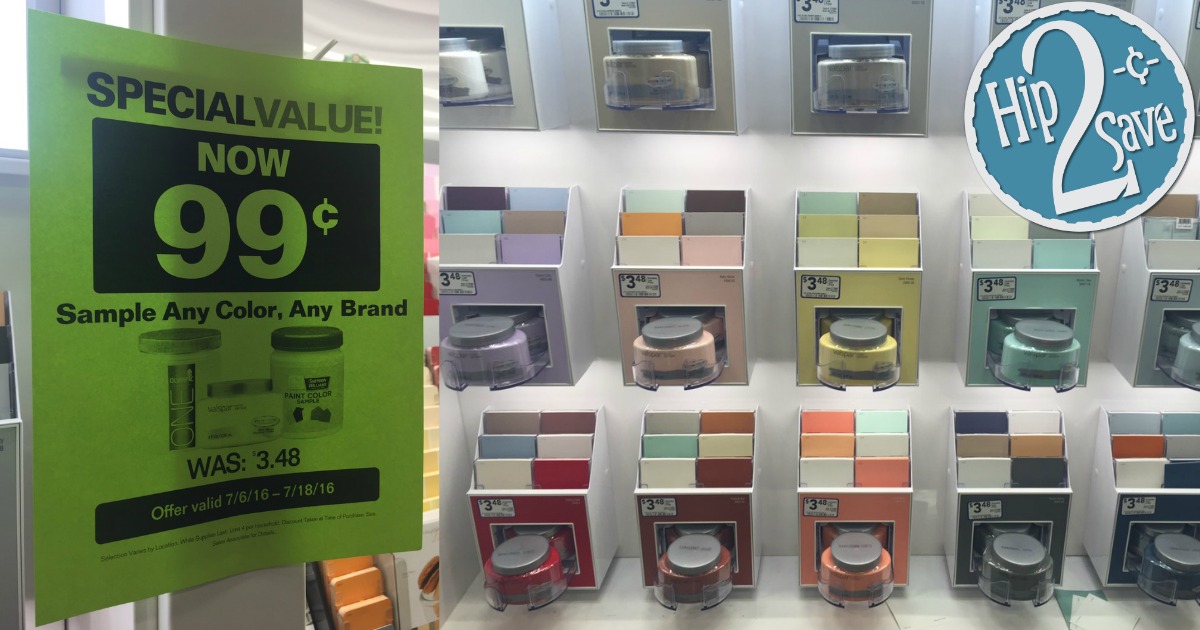 Lowes deals paint samples