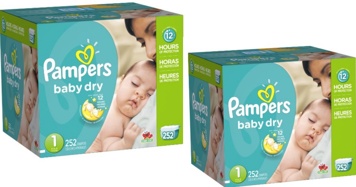 verlies Kindercentrum Verhoog jezelf Amazon: Pampers Baby Dry Diapers 252-Count Only $25.19 Shipped (10¢ Per  Diaper!) • Hip2Save