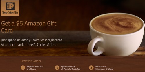 Score a Free Magazine Subscription & Free $5 Amazon Gift Card w/ $1 Peet’s Coffee & Tea Purchase