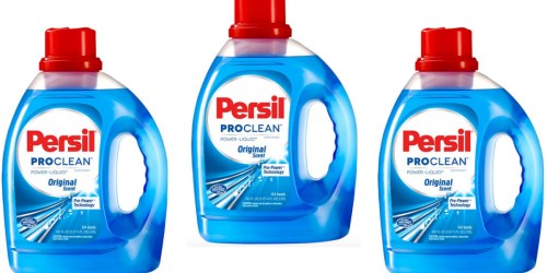 New $2/1 Persil ProClean Laundry Detergent Coupon = 100oz Bottle Only $7.99 at Target