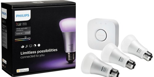 BestBuy.com: Nice Deal on Philips hue LED White and Color Ambiance Starter Kit